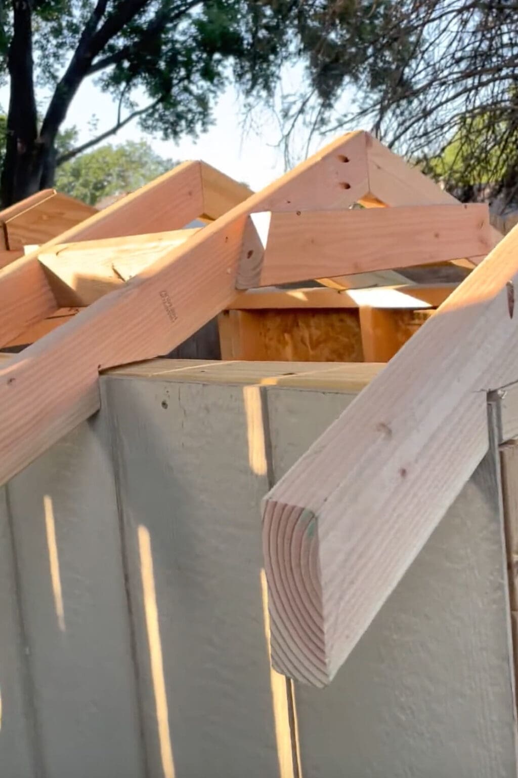 View of How to Build a Low Cost DIY Chicken Coop | Crystel Montenegro Home